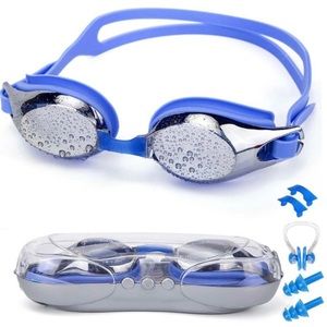 NEW Leak Free Anti Fog Swim Goggles Case N…